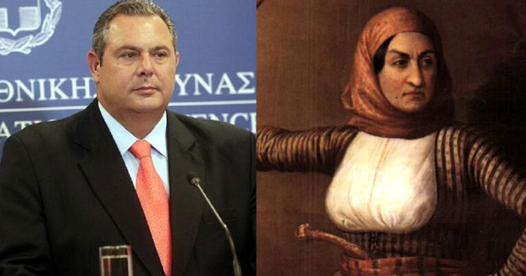 Ο Καμμένος έκανε Υποναύαρχο την Μπουμπουλίνα 193 χρόνια μετά τον θάνατό της