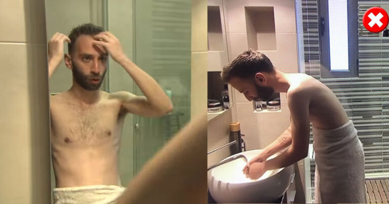 Έπεσε το ίντερνετ με τον Τζώρτζη να ποζάρει μπροστά στον καθρέφτη του μπάνιου