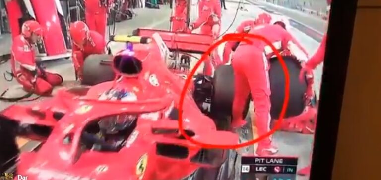Oδηγός Formula 1 της Ferrari πάτησε με το μονοθέσιο τον μηχανικό τους