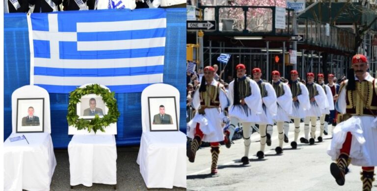 Πλημμύρισε Ελλάδα η 5η Λεωφόρος του Μανχάταν στην Νέα Υόρκη