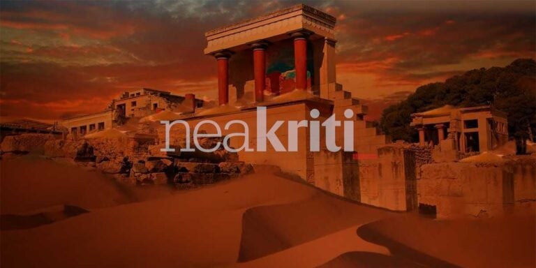 Η αφρικανική σκόνη στην Κρήτη σκέπασε την Κνωσό