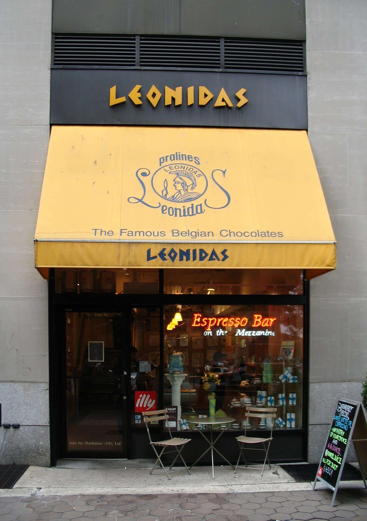 leonidas shop downtown manhattan