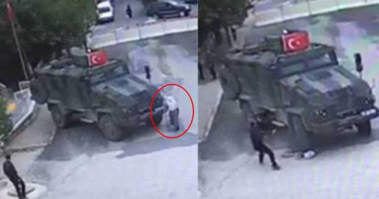 Τουρκικό θωρακισμένο όχημα λιώνει 85χρονη και συνεχίζει σαν μην τρέχει τίποτα