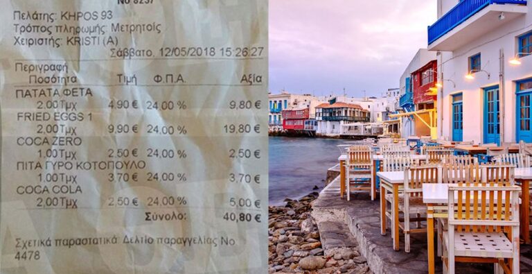 H Μύκονος είναι το νησί με τα πιο ακριβά τηγανητά αυγά
