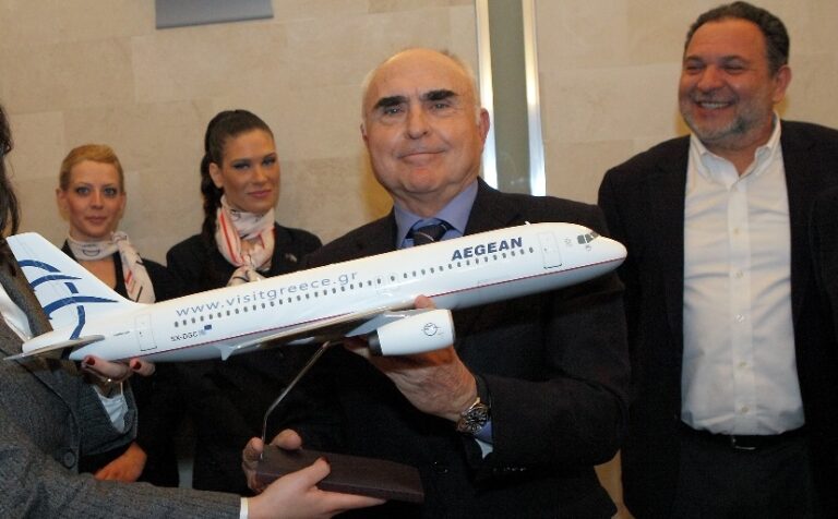 Πέθανε ο ιδρυτής και πρόεδρος της Aegean Airlines Θεόδωρος Βασιλάκης