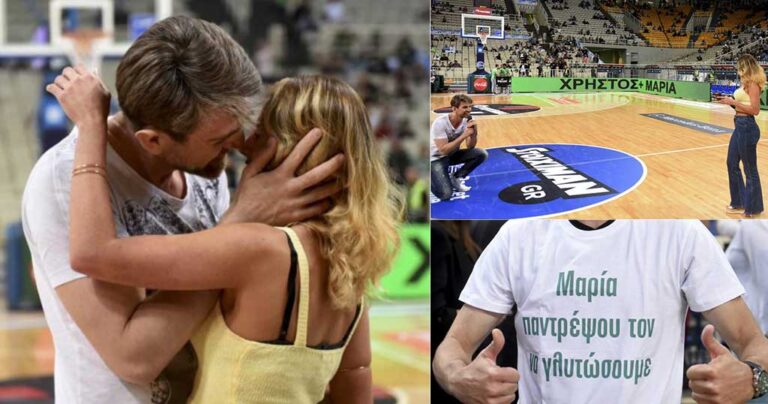 ΠΑΟ-ΑΕΚ: Έκανε πρόταση γάμου και γκρέμισε το ΟΑΚΑ η εντυπωσιακή Μαρία