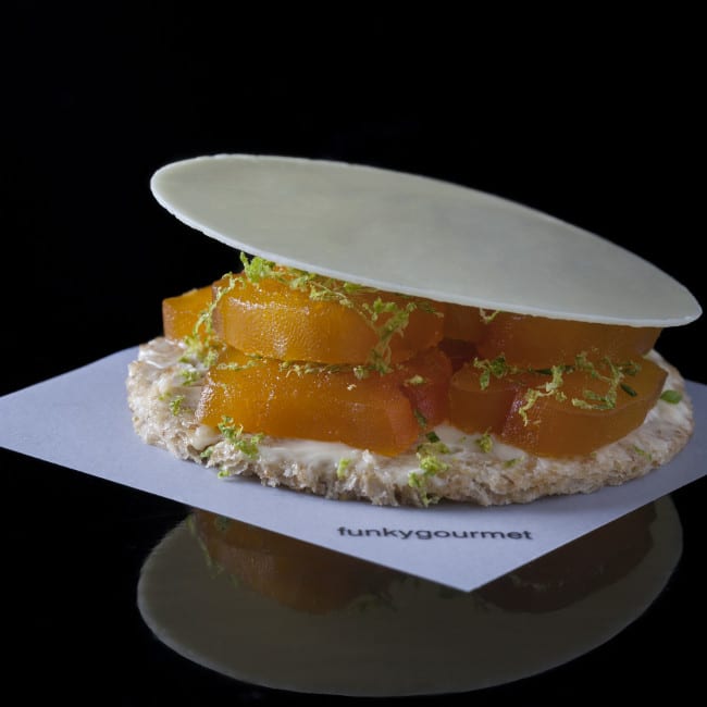 bottarga tartlet