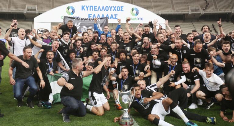 Η απονομή στον Κυπελλούχο ΠΑΟΚ και οι έξαλλοι πανηγυρισμοί