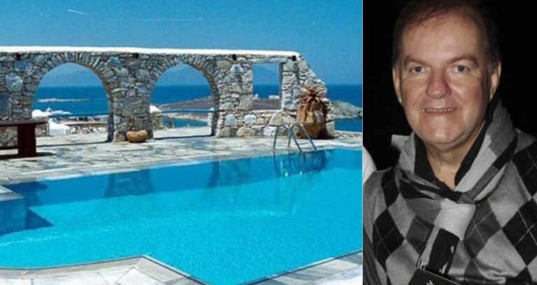 Ρημάζει η άλλοτε εντυπωσιακή βίλα του Μιχάλη Ασλάνη στη Μύκονο
