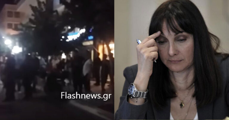 Χανιά-γραφεία ΑΝΕΛ: Έβριζαν την Κουντουρά & η αστυνομία τη φυγάδευσε