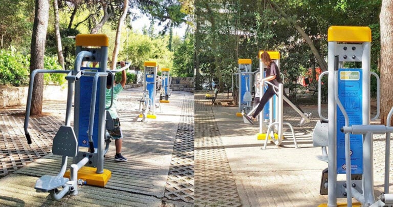Τοποθετήθηκαν υπερσύγχρονα όργανα γυμναστικής σε πάρκα σε Παγκράτι και Κυψέλη