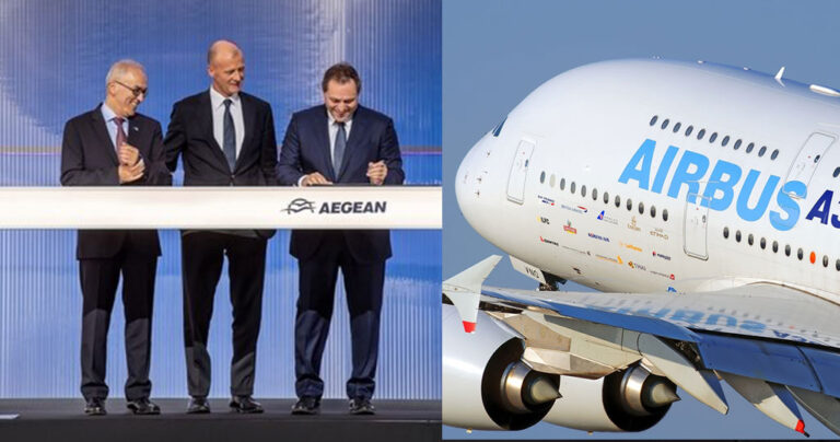 Aegean: Υπέγραψε την συμφωνία των 5 δισ. με την Airbus