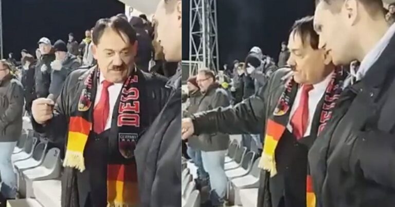 Μουντιάλ: Πάγωσαν όταν είδαν τον «Χίτλερ» με κασκόλ της Γερμανίας