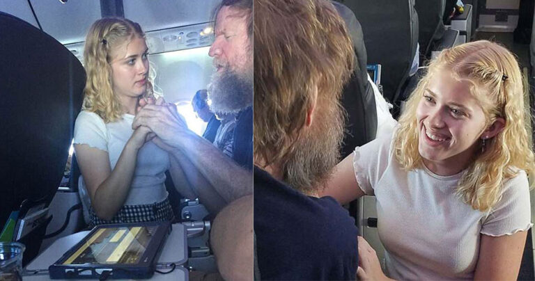 15χρονη χρησιμοποιεί νοηματική γλώσσα για να ηρεμήσει κωφό και τυφλό άντρα σε πτήση