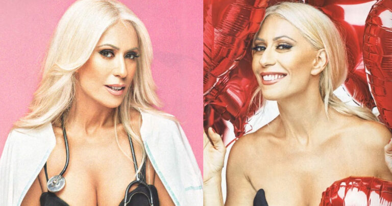 Η Μαρία Μπακοδήμου στην πιο σέξι φωτογράφισή της ως «γιατρός της αγάπης»