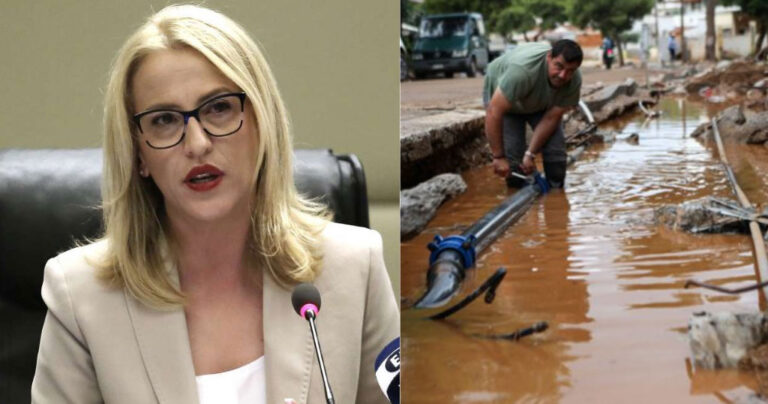 Δούρου για νέες πλημμύρες: «Φταίει η κλιματική αλλαγή»