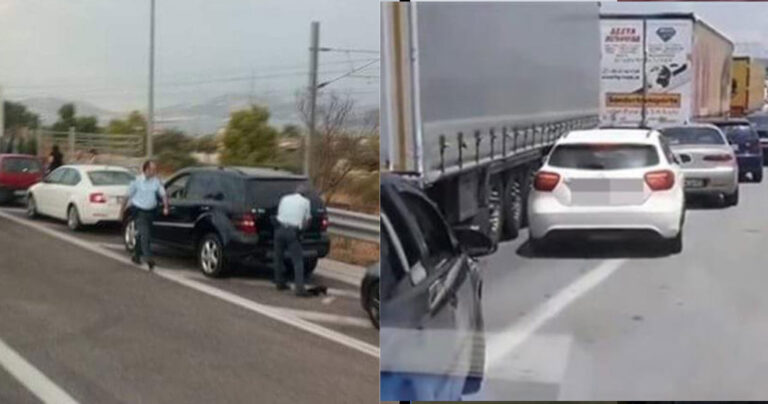 Βαρύς ο πέλεκυς της Τροχαίας για τους παραβάτες που οδηγούν στην Λωρίδα Εκτάκτου Ανάγκης