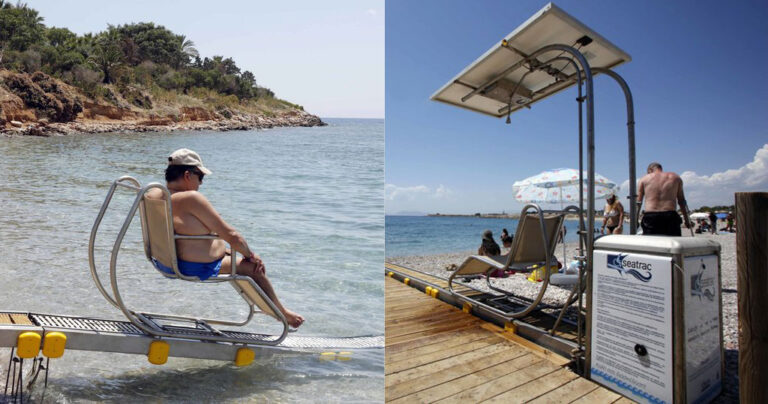 Πρόσβαση στην παραλία της Γλυφάδας για όλους τους ΑμεΑ