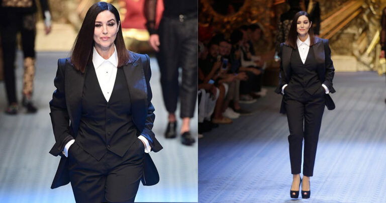 Η 53χρονη Μόνικα Μπελούτσι ανέβηκε στην πασαρέλα και επισκίασε όλα τα μοντέλα