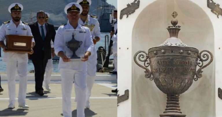 Η καρδιά του ναυάρχου Κωνσταντίνου Κανάρη επέστρεψε ξανά μετά από 194 χρόνια στα Ψαρά