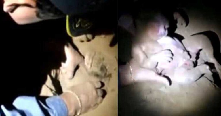 Η θαυματουργή στιγμή που ξεθάβουν σώο νεογέννητο μωρό που θάφτηκε ζωντανό