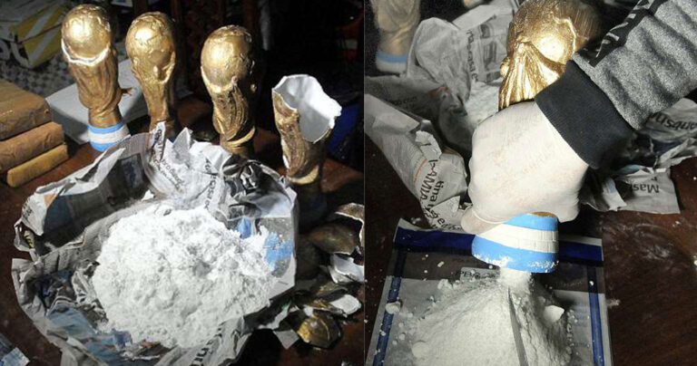 Αργεντινή: Συνέλαβαν συμμορία που έκρυβε κοκαΐνη σε ψεύτικα κύπελλα του Μουντιάλ