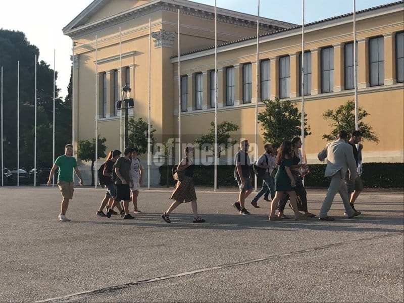 Μέλη της νεολαίας του ΣΥΡΙΖΑ