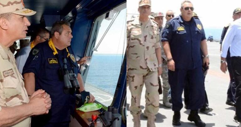 Με στολή ναυάρχου εμφανίστηκε ο Πάνος Καμμένος