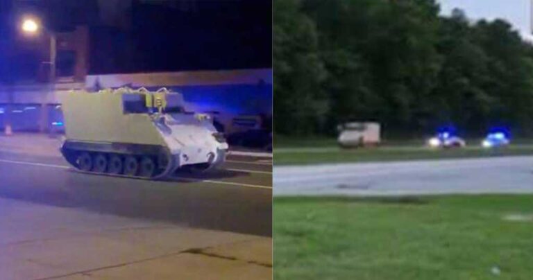Στρατιώτης έκλεψε τανκ και έτρεχε στους δρόμους σαν τρελός