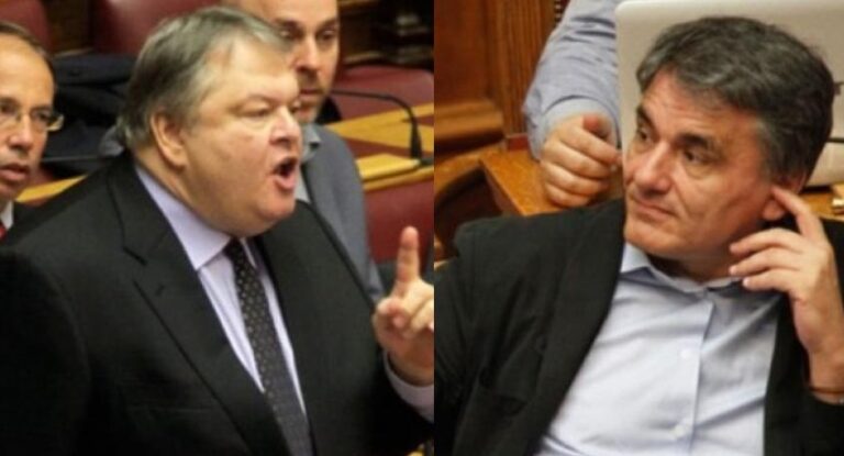 Aγρια κόντρα Βενιζέλου-Τσακαλώτου: «Τα δώσατε όλα, σηκώσατε και τα πόδια»