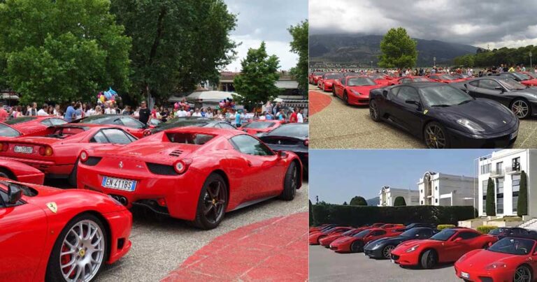 Tα Γιάννενα κατακλύστηκαν από Ferrari που ήρθαν από την Ιταλία