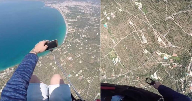 Έλληνας ήθελε να βγάλει selfie πάνω στο παραπέντε αλλά του έπεσε το κινητό