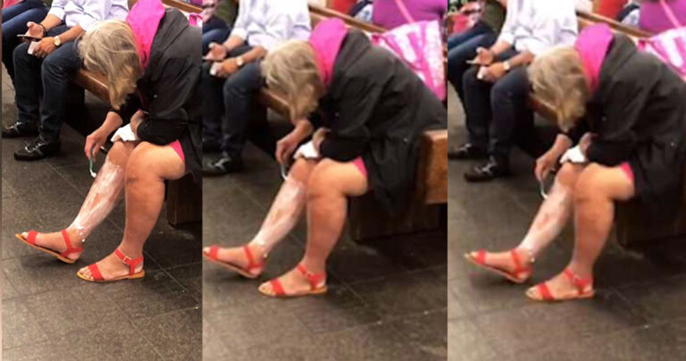 Γυναίκα έβαλε αφρό και ξύρισε τα πόδια της στο μετρό της Νέας Υόρκης