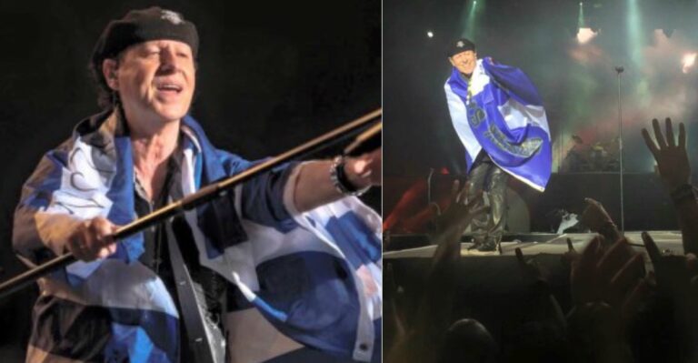 Οι Scorpions τραγούδησαν στο Καλλιμάρμαρο το «Wind of Change» με την ελληνική σημαία αγκαλιά