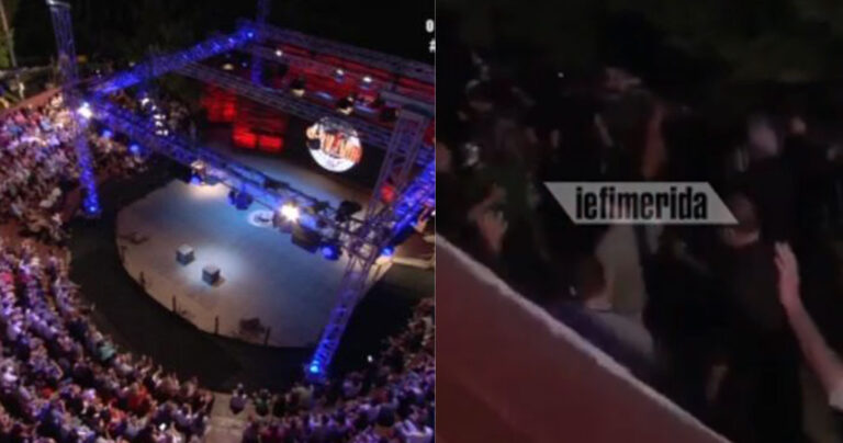 Kουκουλοφόροι έκαναν επίθεση στο τελικό του Survivor στο άλσος Γαλατσίου