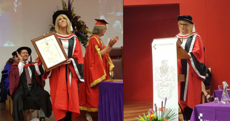 Το πανεπιστήμιο του Essex αναγόρευσε την Δούρου επίτιμη διδάκτορα