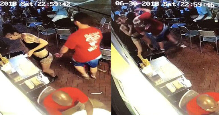 Άντρας χούφτωσε σερβιτόρα και εκείνη τον έπιασε και τον πέταξε στο πάτωμα