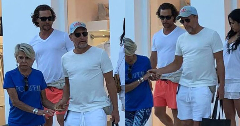 Μάθιου ΜακΚόναχι και Γούντι Χάρελσον κάνουν διακοπές στην Αντίπαρο