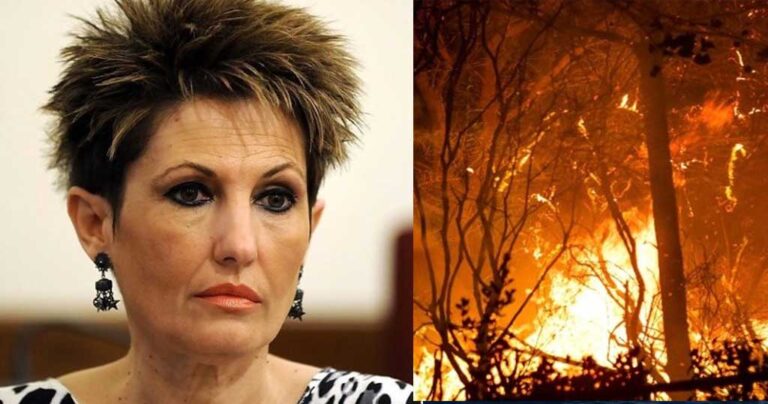 H προκλητική ανάρτηση της Αννέτας Καββαδία για την πυρκαγιά