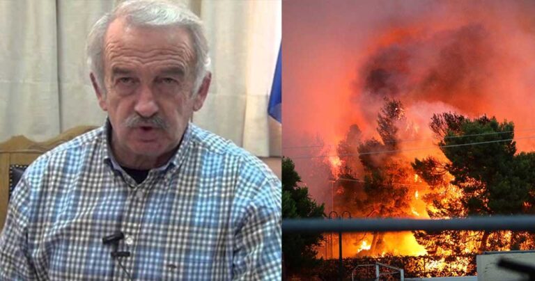 Δήμαρχος Πεντέλης: «H φωτιά ξεκίνησε από ένα κομμένο καλώδιο της ΔΕΗ»