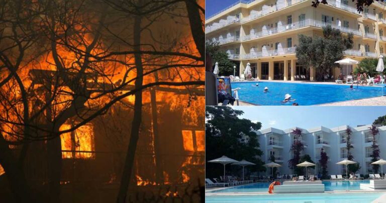 Δυο ξενοδοχεία προσφέρουν δωρεάν τα δωμάτια τους στους πληγέντες της πυρκαγιάς