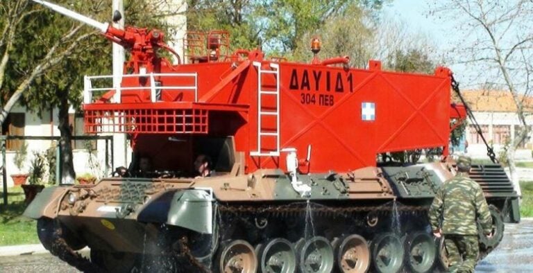 «Παλαβοί Έλληνες» μετέτρεψαν Άρμα «Leopard» σε Άρμα Πυρόσβεσης Παντός εδάφους