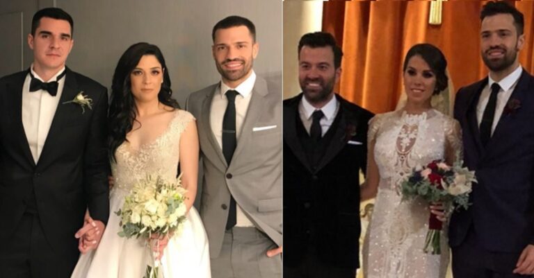 O Kωνσταντίνος Αργυρός πάντρεψε την τρίδυμη αδελφή του και λάμπει από χαρά