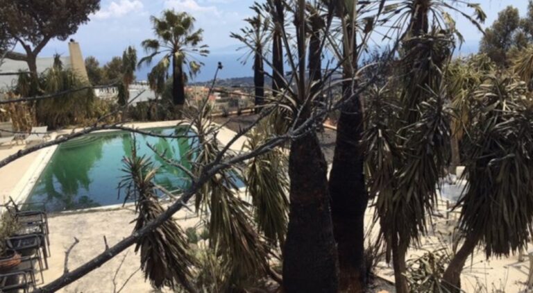 Δείτε πόσο «κάηκε» το σπίτι του Ψινάκη στο Νέο Βουτζά