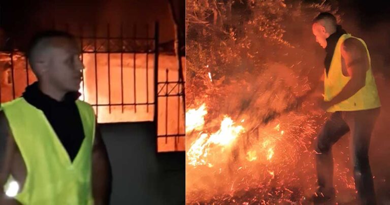 Βουλευτές της ΧΑ έσβησαν πυρκαγιές της Ανατολικής Αττικής