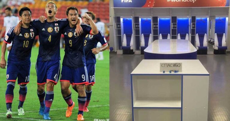 Μουντιάλ: Οι Ιάπωνες ποδοσφαιριστές πριν φύγουν έκαναν «λαμπίκο» τα αποδυτήριά τους