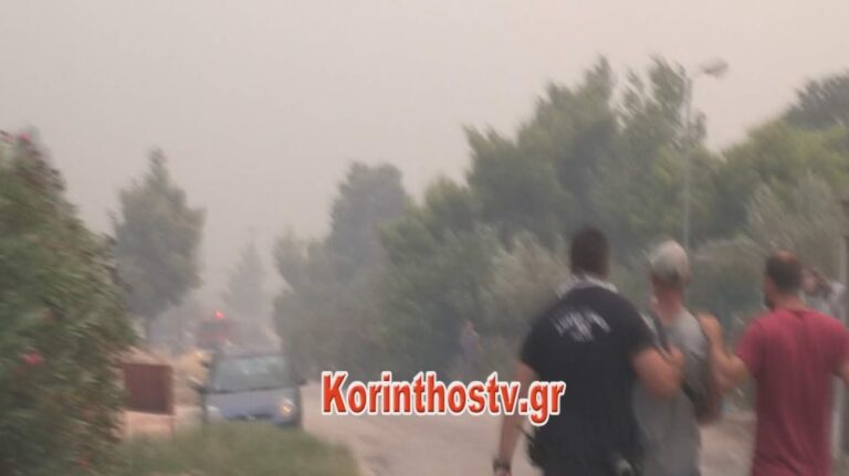 Προσαγωγή υπόπτου για τη μεγάλη φωτιά στην Κινέτα