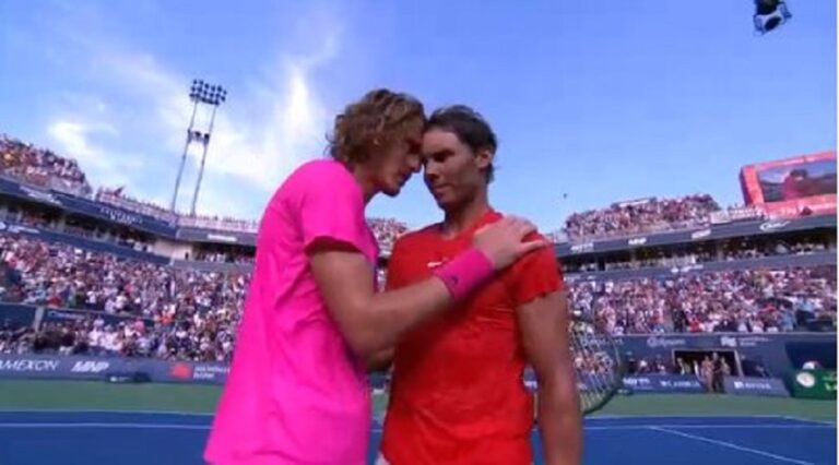 Απίθανη προσπάθεια του Στέφανου Τσιτσιπά –  Έπεσε μαχόμενος από τον Ναδάλ