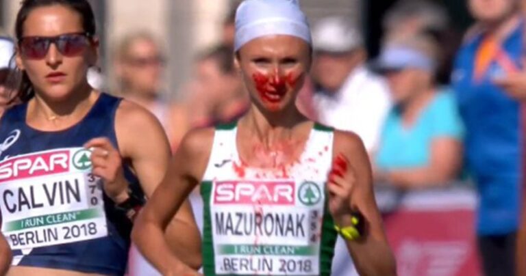 Κέρδισε το χρυσό με αιμορραγία στην μύτη της στο ευρωπαϊκό πρωτάθλημα στίβου