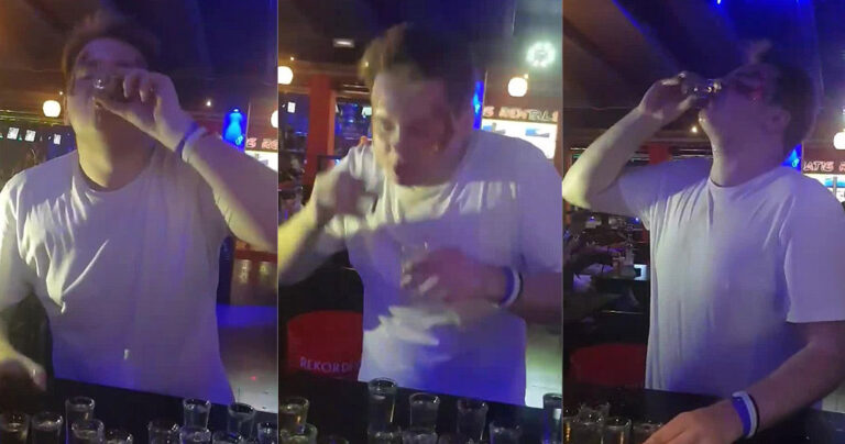 Ζάκυνθος: Βρετανός ήπιε 30 σφηνάκια σε 59 δευτερόλεπτα για να μην πληρώσει το λογαριασμό